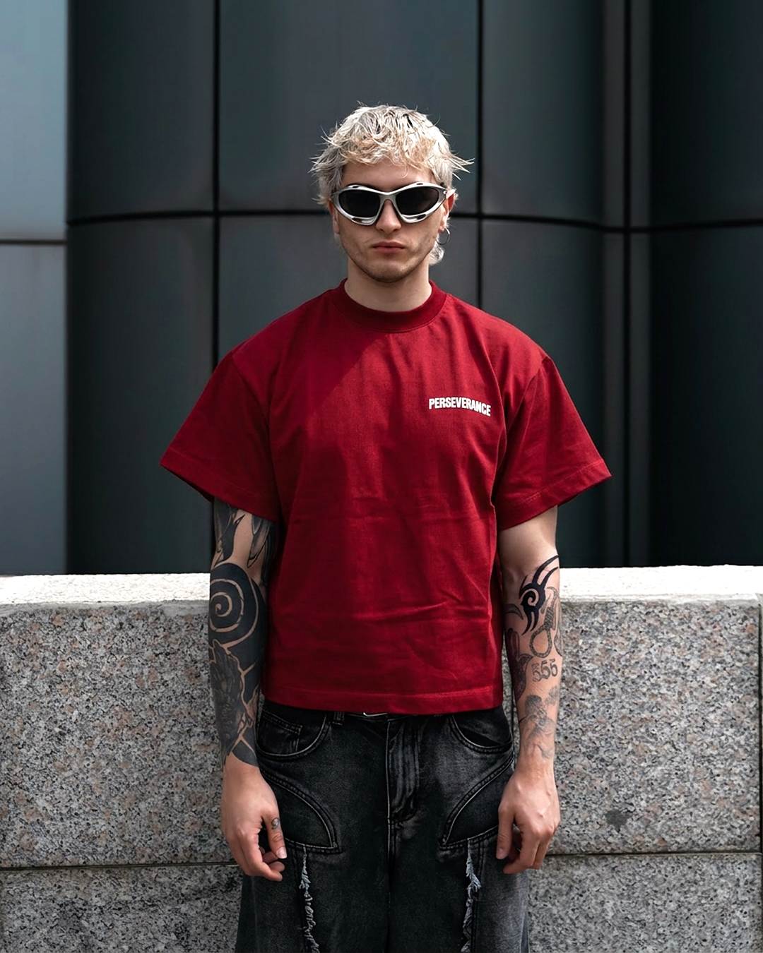 T-shirt Born In Naples RED