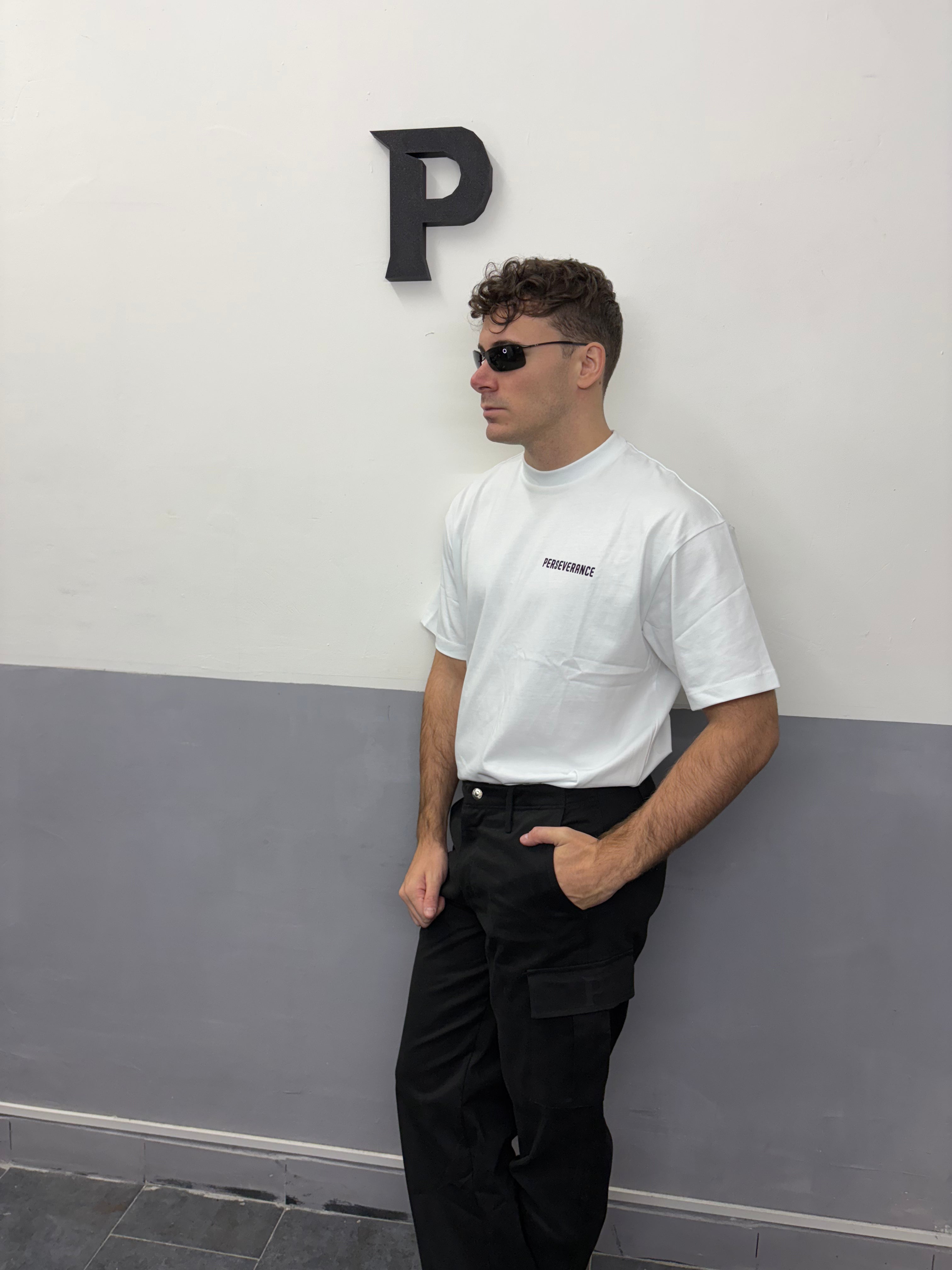 Small Logo Left White T-Shirt